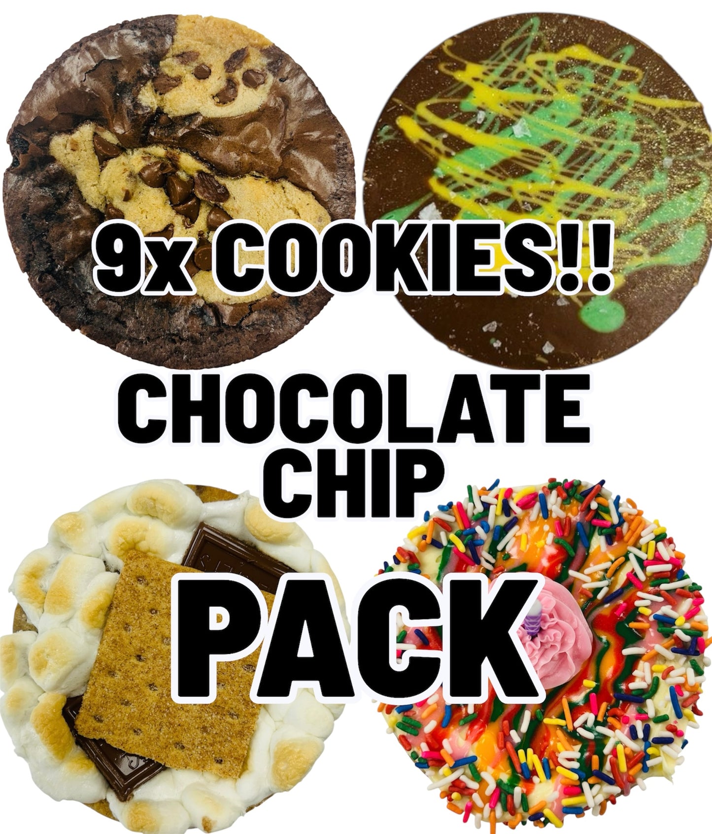 **BEST DEAL!!** CHOCOLATE CHIP PACK | 9x Cookie Recipes (DIGITAL PRODUCT)